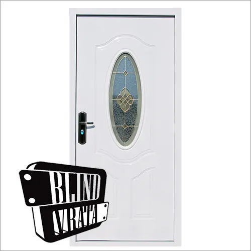 Vrata 27Jednokrilna sa staklom - Braon BLIND VRATA PVC - Blind Vrata PVC - 3