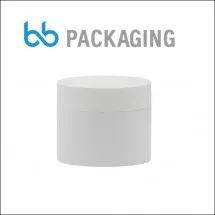 KOZMETIČKE KUTIJE  TEGLICA SPPO 50 ml beli poklopacbelo dno peskarena B8SV007 - BB Packaging - 1