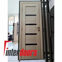 Sobna vrata  V10  EXCLUSIVE Svetli hrast + crni staklići - InterDoors sobna vrata - 2