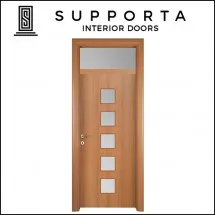 Sobna vrata 3D  P4 nadsvetlo svetli hrast vertikalni - Supporta Interior Doors - 1