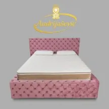 Royal Krevet sa uzglavljem Royal roze  sa makazama - Andrijašević - 2