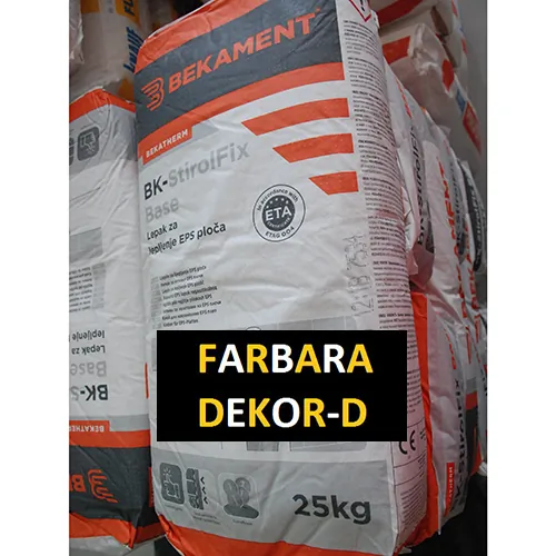 BK STIROFIX BASE BEKAMENT Lepak za stiropor - Farbara Dekor D - 1