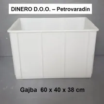 PLASTIČNE GAJBE  Gajba 60x40x38 cm - Dinero - 1