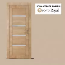 Sobna vrata PREMIUM  Cappucinno  beli staklići - Porta Royal - 1