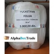 PUCKETAVA FOLIJA 60cm92m55m2 - Alpha Box Trade - 2