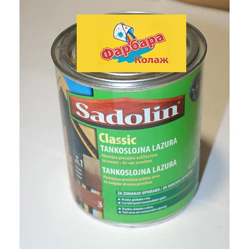 SADOLIN CLASSIC - Tankoslojna lazura - Farbara Kolaž - 1