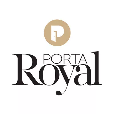 Sobna vrata PREMIUM  Tamni hrastSvetli hrast  beli staklići - Porta Royal - 2