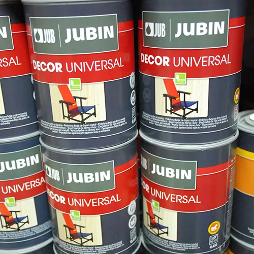 DECOR UNIVERSAL - JUB JUBIN  - Pokrivna boja za drvo i metal - Farbara Kolaž - 1