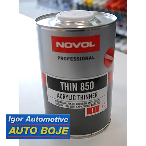 THIN 850  Acryl Thinner NOVOL  Rastvarač - Auto boje Igor Automotive - 2