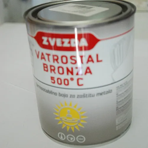 VATROSTAL BRONZA 500 C ZVEZDA Termostabilna boja za zaštitu metala - Kum 1 boje i lakovi - 2