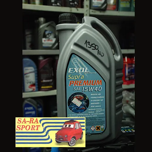 Motorno ulje Exol Supra Premium 15w40 SA - RA SPORT - Sa - Ra sport - 1