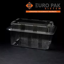 IZDIGNUTE PRAVOUGAONE PET POSUDE 1000 - Euro Pak Sistem - 1