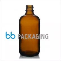 STAKLENA BOČICA  ST BOČICA T 18 mm  100 ml  braon - BB Packaging - 1