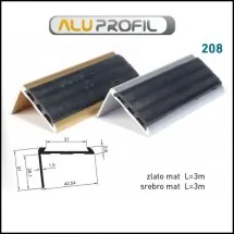 Lajsna za stepenište i keramiku   MAT 208 - ALU Profil - 1