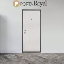 Sigurnosna vrata  SILVER ROYAL  Bez opšivke - Porta Royal - 1
