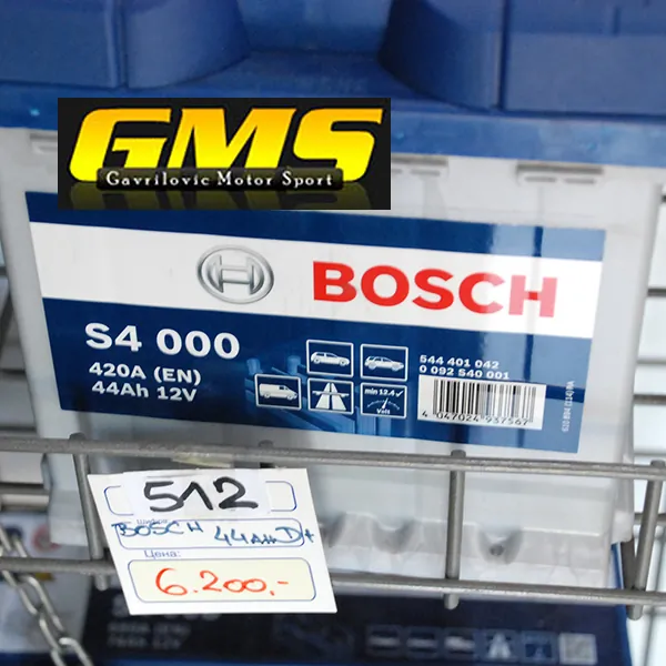 Akumulator Bosch GMS - GAVRILOVIĆ MOTOR SPORT - Gms - Gavrilović Motor Sport - 3