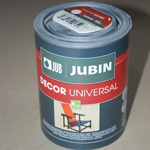 JUBIN DECOR UNIVERSAL - JUB - Pokrivna boja za drvo i metal - Farbara Bimax - 2