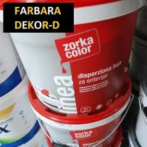 ZORKA COLOR LINEA 10l Disperziona boja za enterijer - Farbara Dekor D - 1