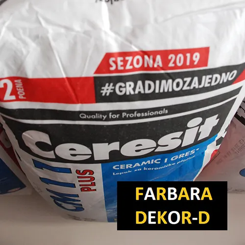 CERESIT CM 11 PLUS  Lepak za keramiku/unutra i spolja - Farbara Dekor D - 1