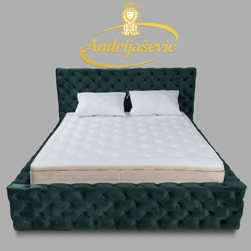 Royal Krevet sa uzglavljem Royal zeleni  sa makazama - Andrijašević - 2