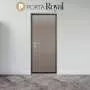 Sigurnosna vrata  TAMNI HRAST Bez opšivke - Porta Royal - 1