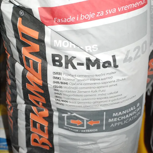 BK-MAL 420 - BEKAMENT - Cementno-krečni malter za spoljašnje zidove - Farbara Kolaž - 1