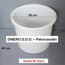 PLASTIČNA KANTA  Kanta 80l - Dinero - 1