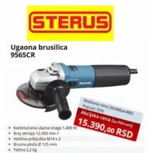 UGAONA BRUSILICA 9565CR - Sterus - 2