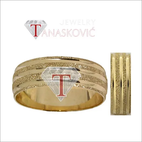 Dijamantirana burma od žutog zlata DMB 1 05 ZLATARA TANASKOVIĆ - Zlatara Tanasković - 1