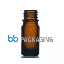 STAKLENA BOČICA  ST BOČICA T 18 mm  5 ml  braon B8TC001 - BB Packaging - 1