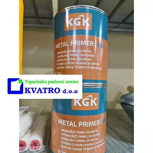 KGK METAL PRIMER  Temeljni brzosušivi antikorozivni premaz - Farbara Kvatro - 1