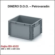 PLASTIČNE GAJBE  Gajba EG 4322  40x30x22 cm - Dinero - 1