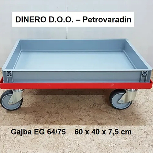 PLASTIČNE GAJBE  Gajba EG 6475  60 x 40 x 75 cm - Dinero - 2
