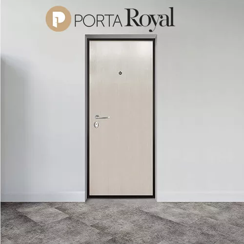 Sigurnosna vrata  SVETLI HRAST Bez opšivke - Porta Royal - 1