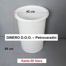 PLASTIČNA KANTA  Kanta 50l - Dinero - 1