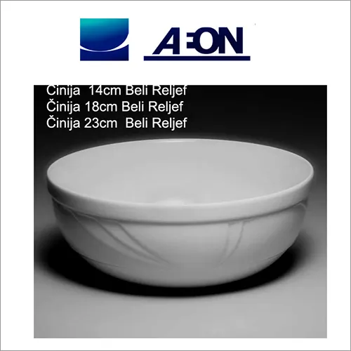 Činije beli reljef AEON - Aeon - 2