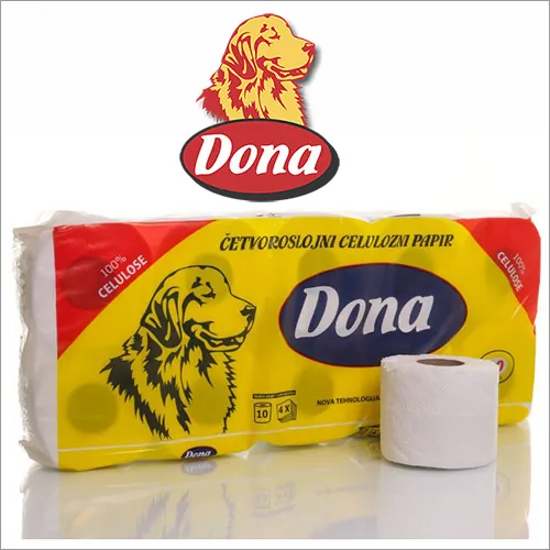 ČETVOROSLOJNI TOALET PAPIR - Papirna konfekcija Dona - 1