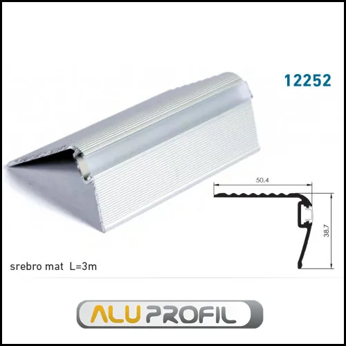 Lajsna za stepenište i keramiku  MAT 12252 - ALU Profil - 1