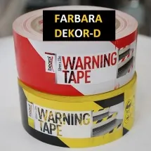 WARNING TAPE BEOROL Selotejp za obeležavanje - Farbara Dekor D - 1