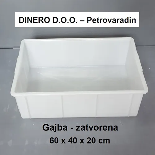 PLASTIČNE GAJBE  Gajba 60x40x20 cm - Dinero - 1