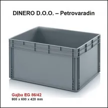 PLASTIČNE GAJBE  EG 8642  80x60x42 cm - Dinero - 1