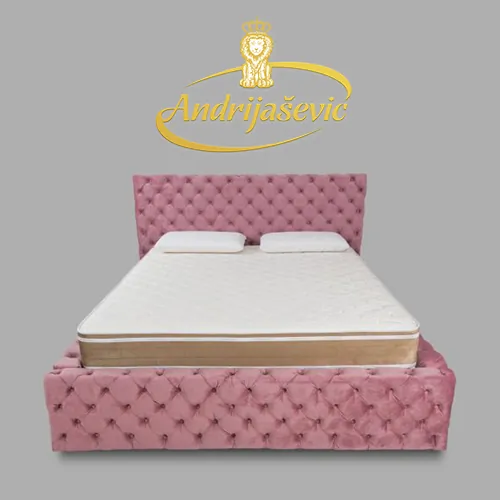 Royal Krevet sa uzglavljem Royal roze  sa makazama - Andrijašević - 2