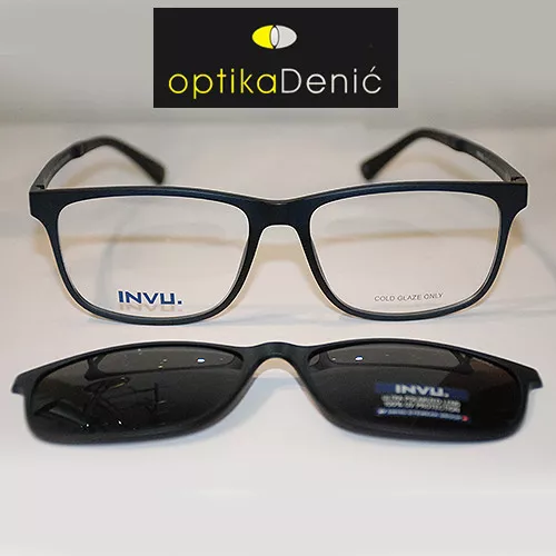 INVU  Muške naočare za vid sa klipsom  model 2 - Optika Denić - 3