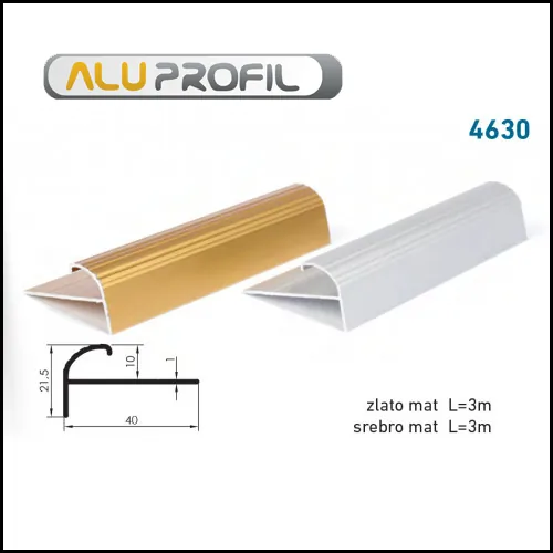 Lajsna za stepenište i keramiku  MAT 4630 - ALU Profil - 1