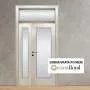 Sobna vrata PORTOFINO  Svetli hrast  model DN03 - Porta Royal - 1