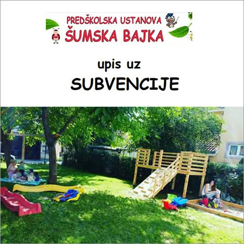Celodnevni boravak VRTIĆ ŠUMSKA BAJKA - Predškolska ustanova Šumska bajka - 1