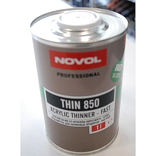 THIN 850  Acryl Thinner Fast  NOVOL  Rastvarač - Auto boje Igor Automotive - 1