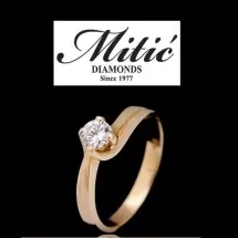 Verenički prsten žuto zlato VP-022 - Zlatara Mitić - 2
