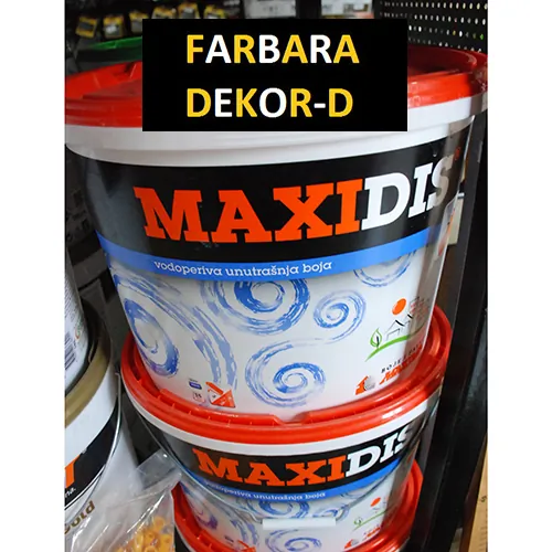 MAXIDIS MAXIMA Vodoperiva boja za unutrašnje zidove - Farbara Dekor D - 1