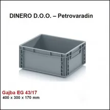 PLASTIČNE GAJBE  Gajba EG 4317   40x30x17 cm - Dinero - 1
